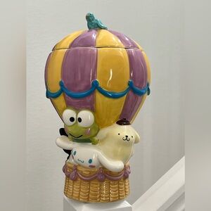 Hello kitty hot air balloon cookie jar